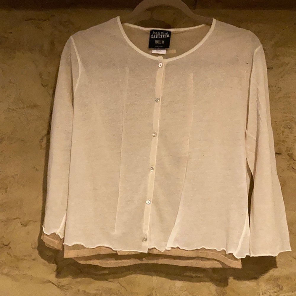 Jean Paul Gaultier lightweight sweater.